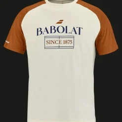 Babolat Clay Cotton Tee man> Mannen|Tops